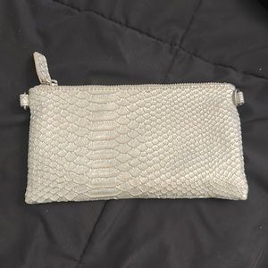 Devi Kroll X Target Snakeskin Clutch